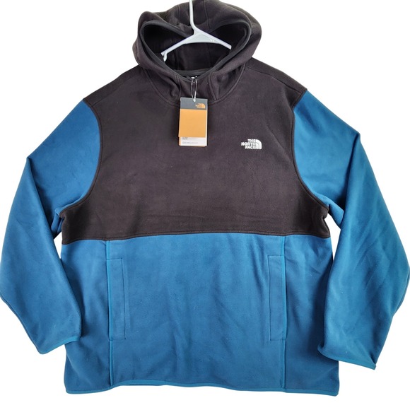 The North Face Other - The North Face TKA Glacier Hoodie Men XXL Blue Black Gorpcore Outdoor Fleece‎
